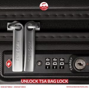 Unlock TSA Bag Lock