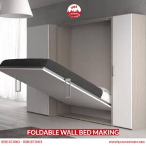 Foldable Wall Bed Making