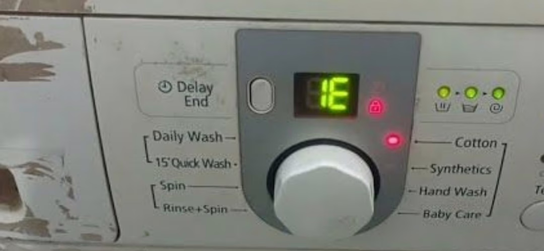 Samsung Washing Machine 1E Error Repair