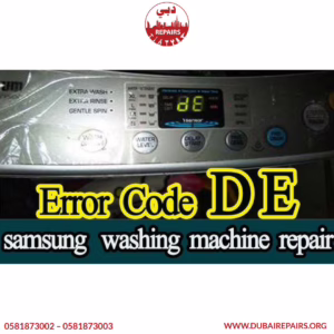 Samsung Washing Machine DE Error Repair