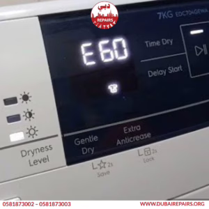Electrolux Washing Machine E60 Error Repair