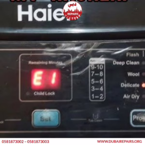 Haier Washing Machine E1 Error Repair