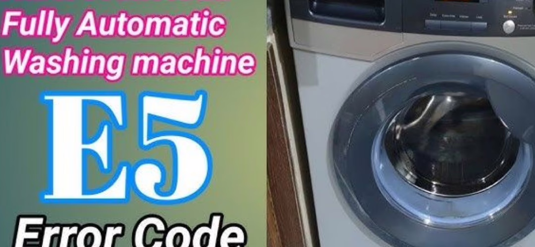 Haier Washing Machine E5 Error Repair