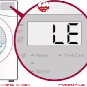 LG Washing Machine LE Error Repair