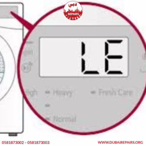 Samsung Washing Machine LE Error Repair