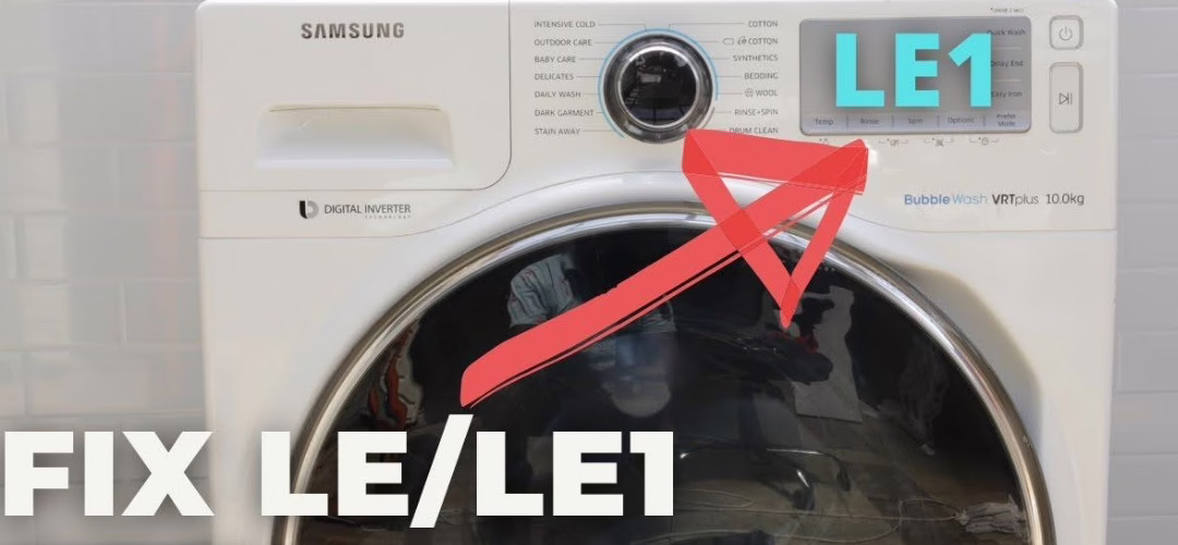 Samsung Washing Machine LE Error Repair