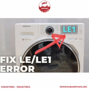Samsung Washing Machine LE Error Repair