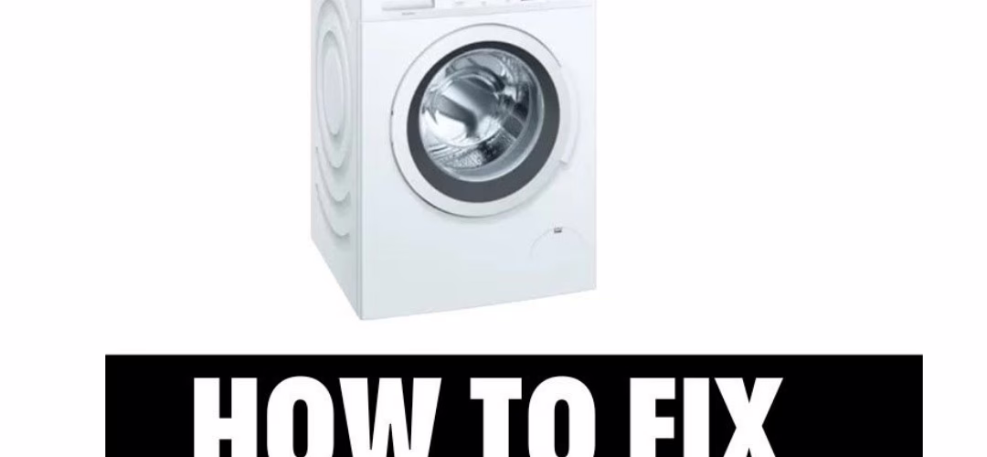 Siemens Washing Machine E17 Error Repair