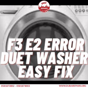 Whirlpool Washing Machine F3 E2 Error Repair