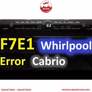 Whirlpool Washing Machine F7 E1 Error Repair