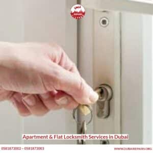 Smart lock installation for a Dubai apartment door
