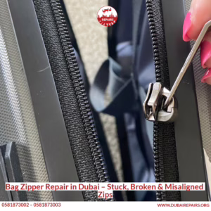 Bag Zipper Repair in Dubai – Stuck, Broken & Misaligned Zips