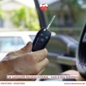 Car Locksmith Services in Dubai – Lock & Key Solutions