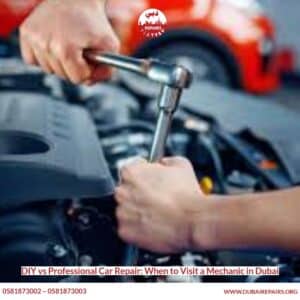 Professional car diagnostics and repair service Dubai