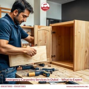 Dubai Repairs emergency carpentry service vehicle