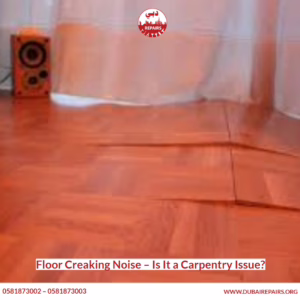 Wooden floorboards showing wear that causes creaking noise