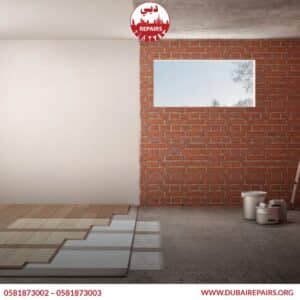 Renovation project plans and approval documents for a Dubai home