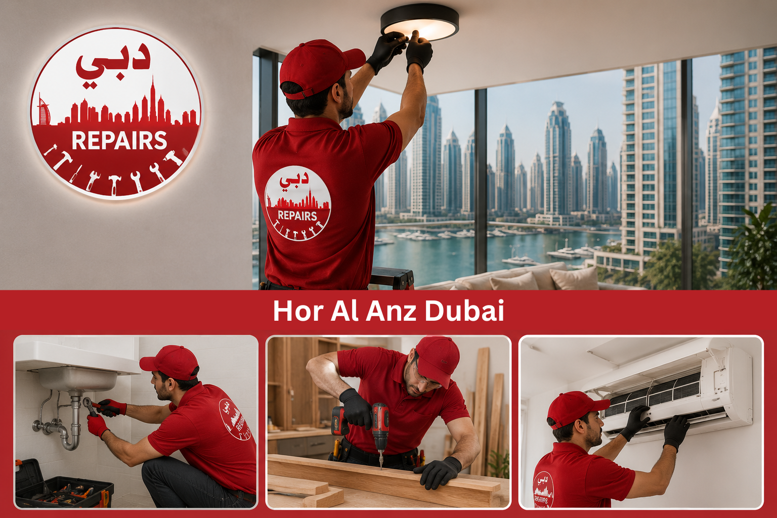 Home service technician in Hor Al Anz Dubai